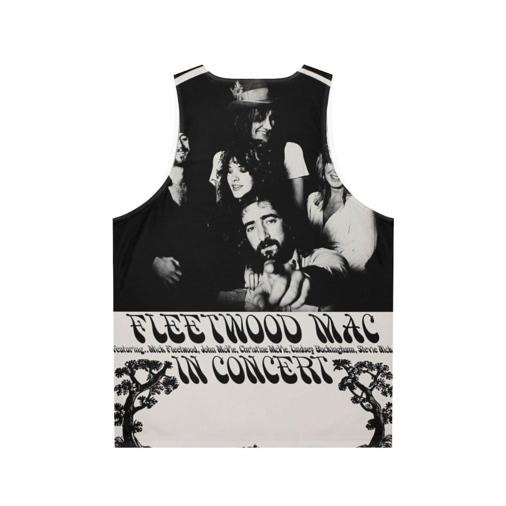 Retro 1970s concert unisex tank top - Back