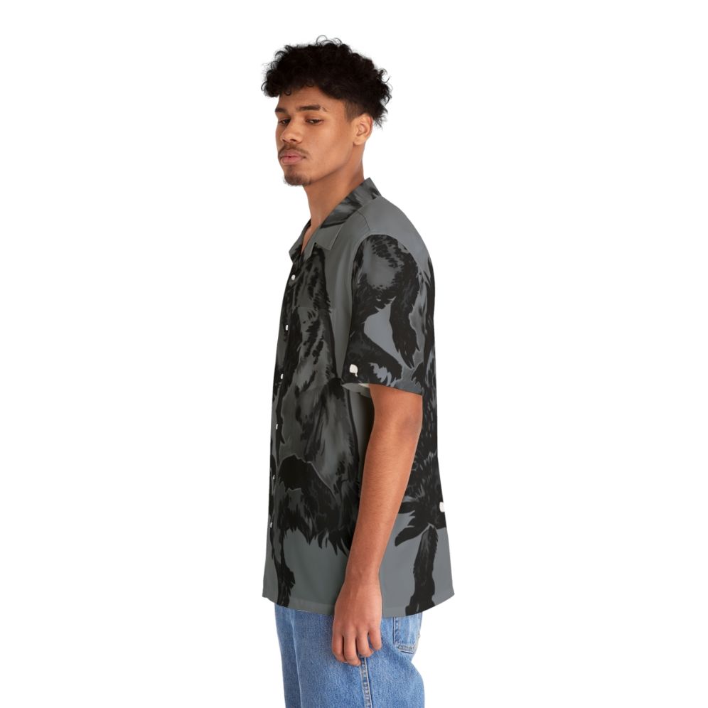 Hyena Hawaiian Shirt with tropical animal print - People Left