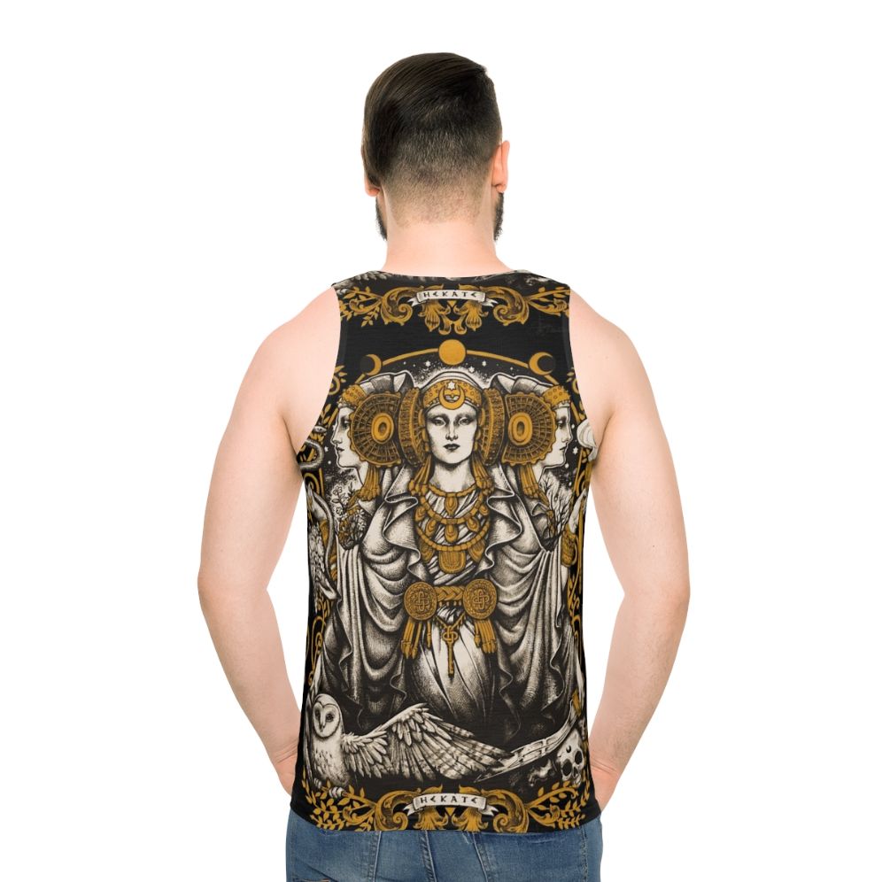 Iberian Hecate Unisex Art Nouveau Tank Top - men back