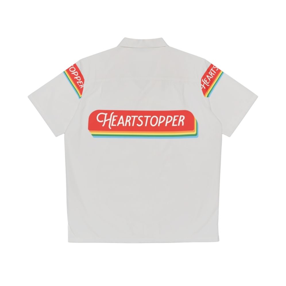 Heartstopper Pride Hawaiian Shirt featuring characters from the popular LGBTQ+ series - Back