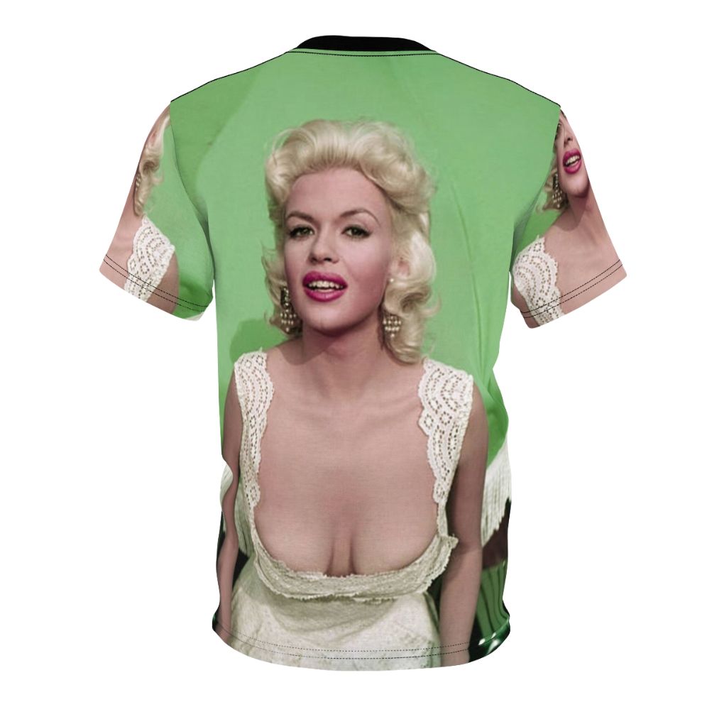 Vintage-inspired Jayne Mansfield t-shirt featuring the classic Hollywood actress - Back