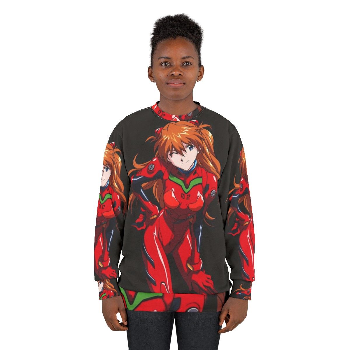 Asuka Sweatshirt 2 - Neon Genesis Evangelion Anime Apparel - women