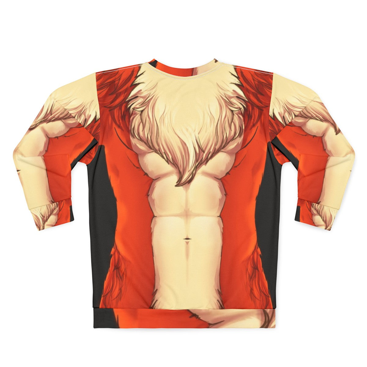 Foxy Fox Sweatshirt featuring an anthropomorphic fox design - Back