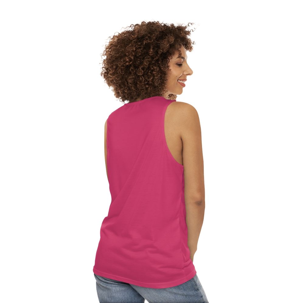 Raspberry Sorbet Unisex Tank Top - women back