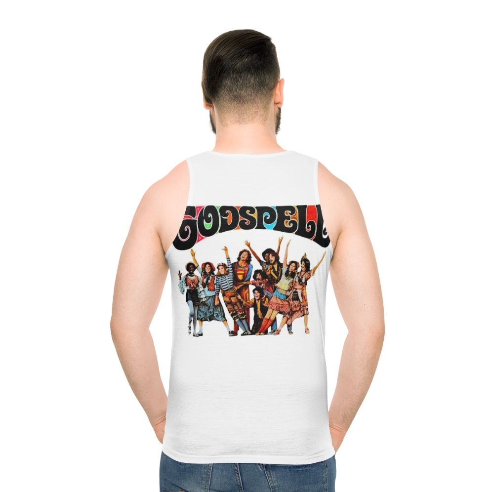 Godspell Unisex Tank Top - men back