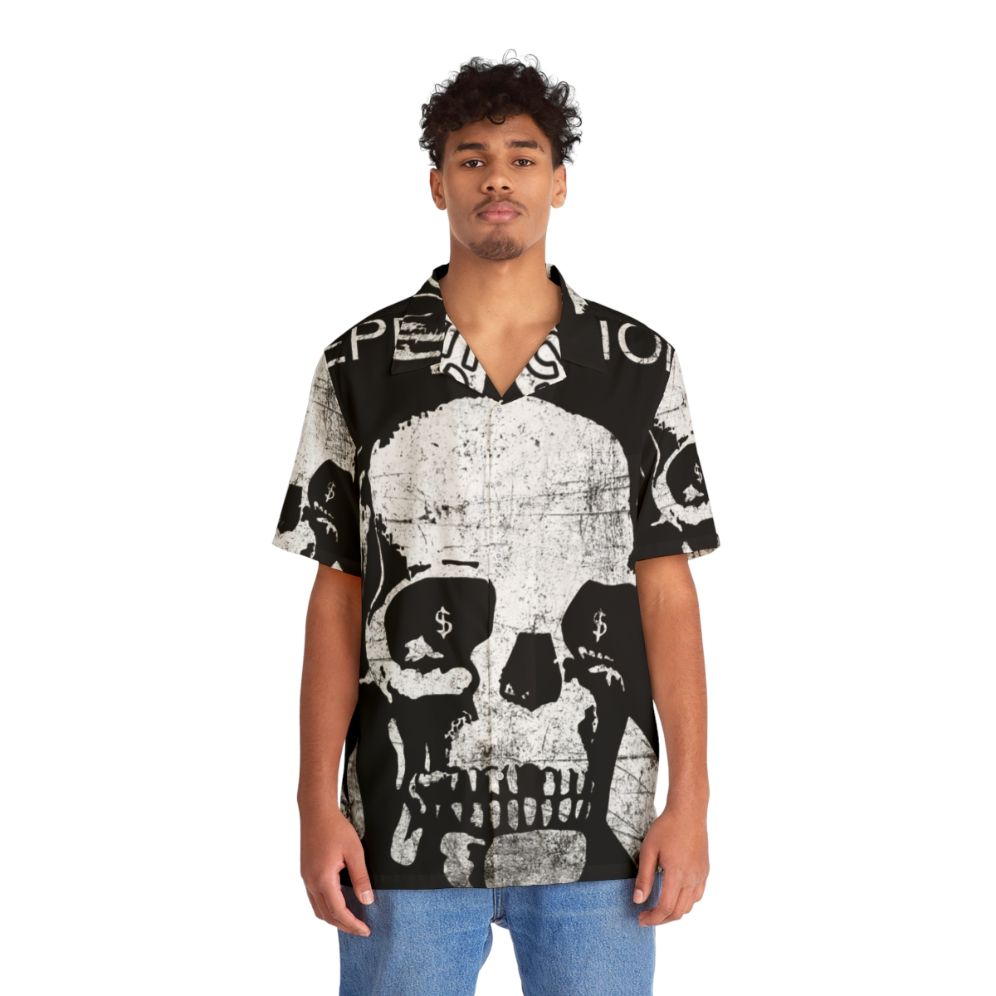 Depression Hawaiian Shirt with Punk Rock and Melbourne Streetwear Vibes - People Front