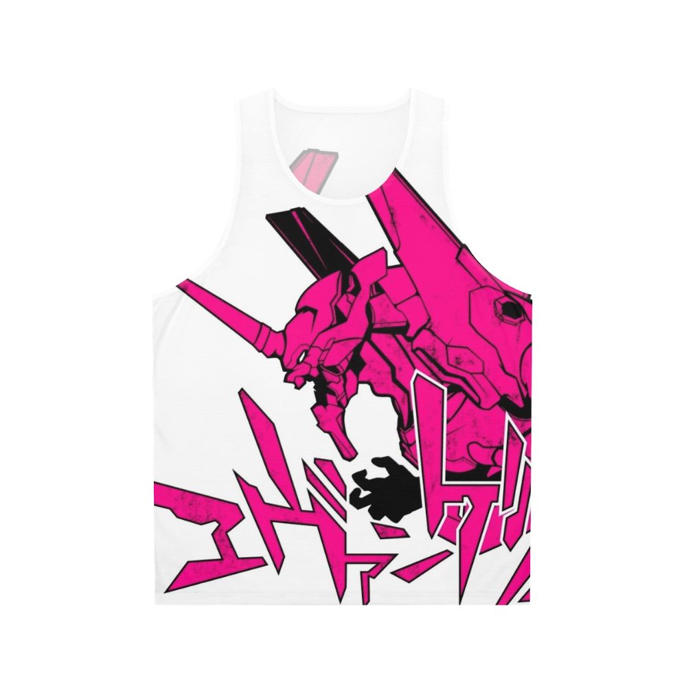 Neon Genesis Evangelion Inspired Unisex Tank Top