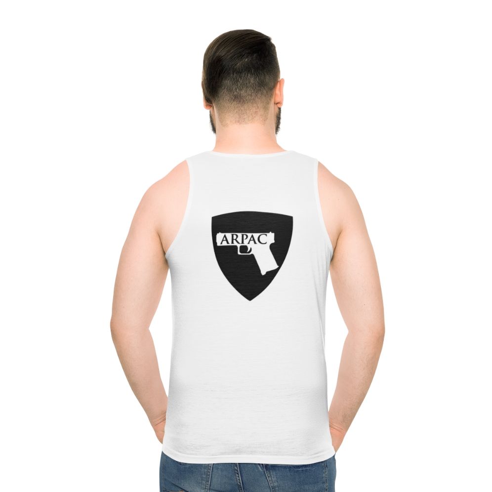 Arpac Collection Unisex Tank Top - men back