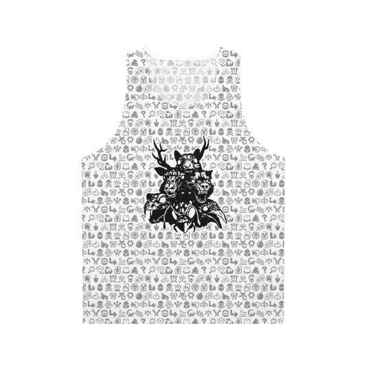 Unisex tank top featuring mystical totems and sigils