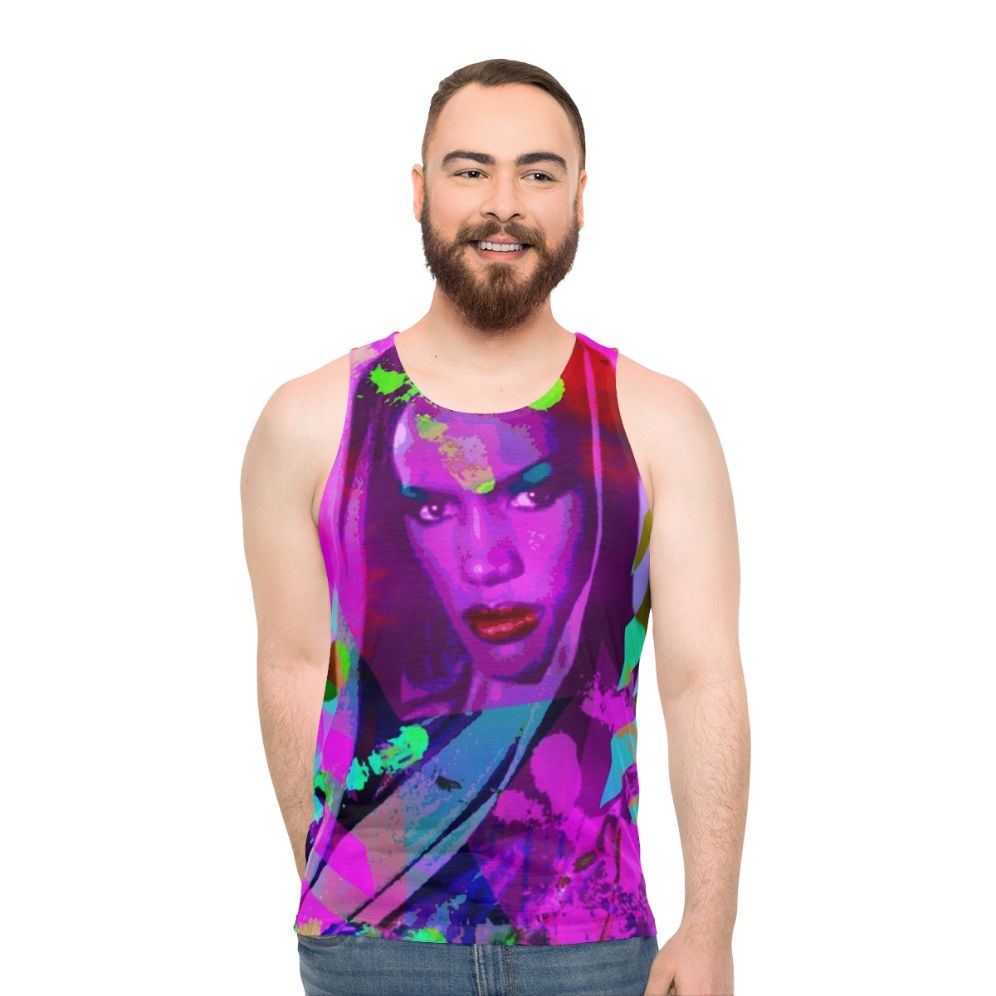 Unisex Grace Jones inspired LGBTQ pride tank top - men