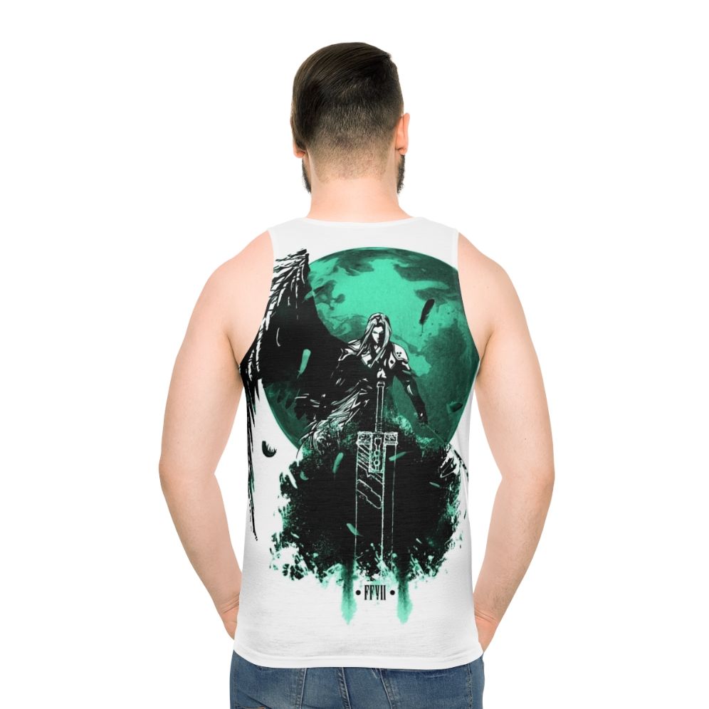 Final Fantasy VII Unisex Tank Top featuring Cloud, Sephiroth, and more - men back