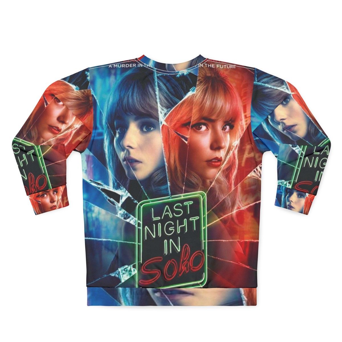 Last Night in Soho' Thriller Horror Sweatshirt - Back