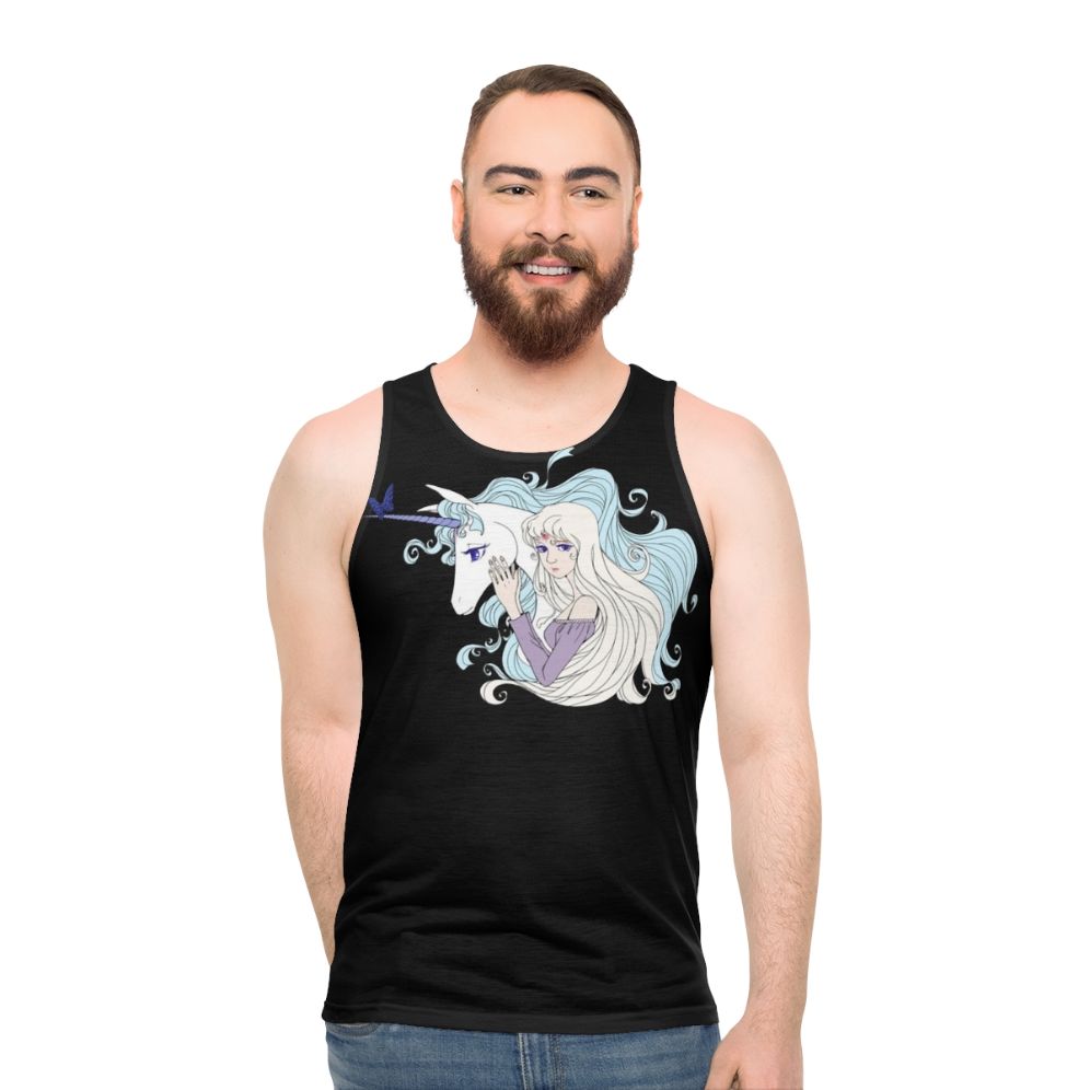 Unisex 'The Last Unicorn' fantasy tank top - men