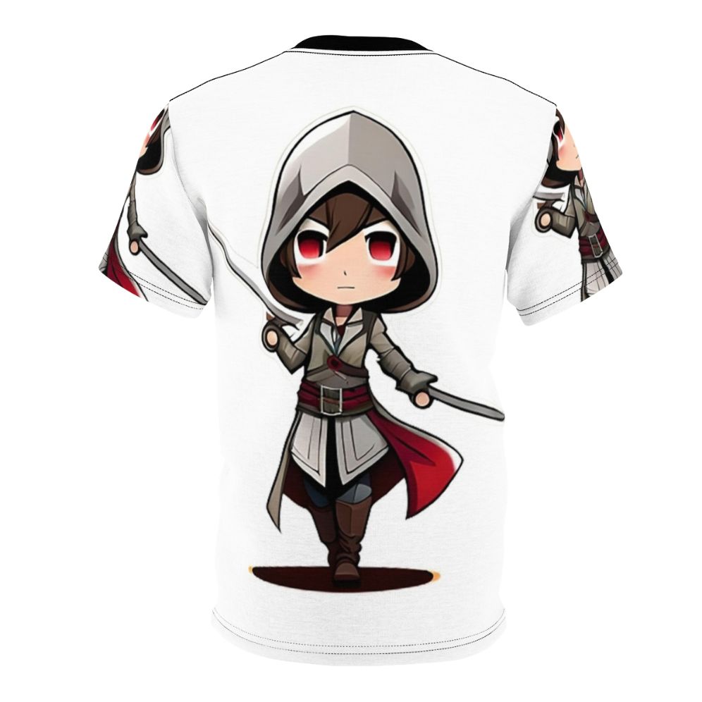 Assassin's Creed inspired t-shirt with action adventure design - Back