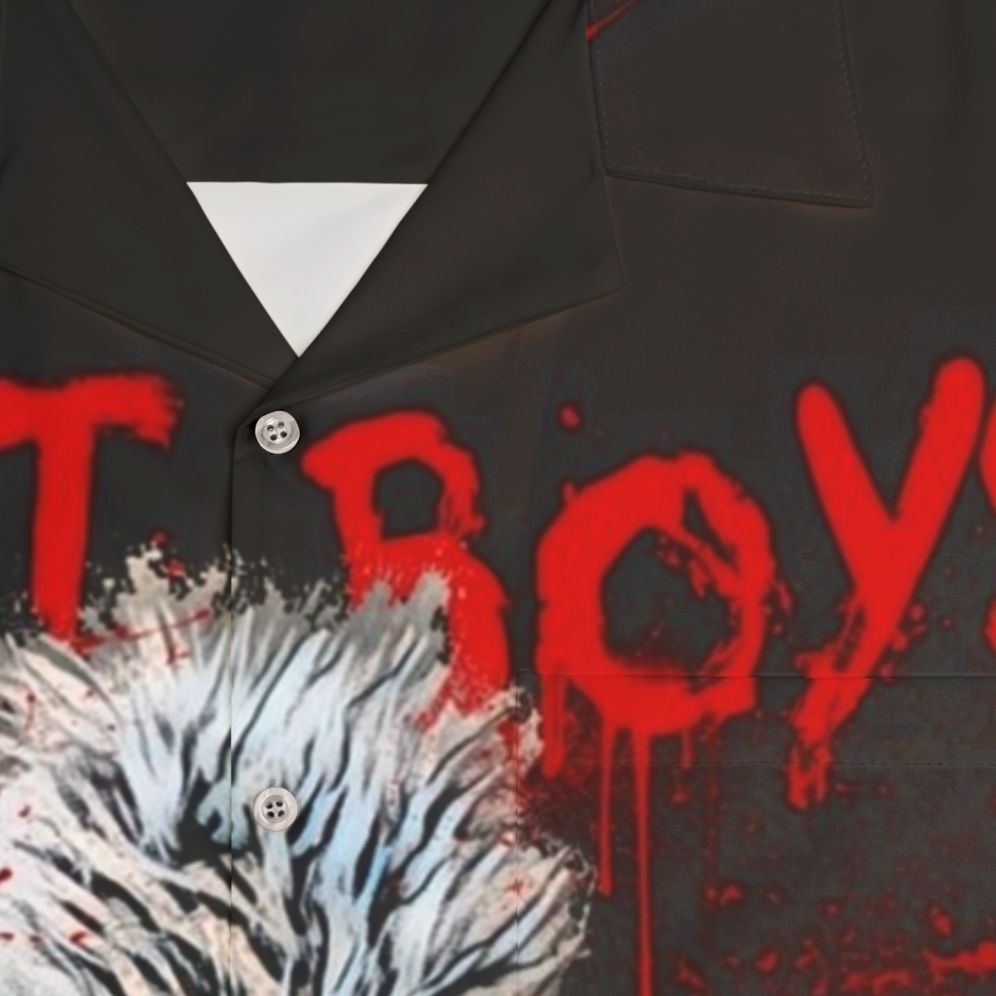 Lost Boys 80s Horror Movie Inspired Hawaiian Shirt - Detail