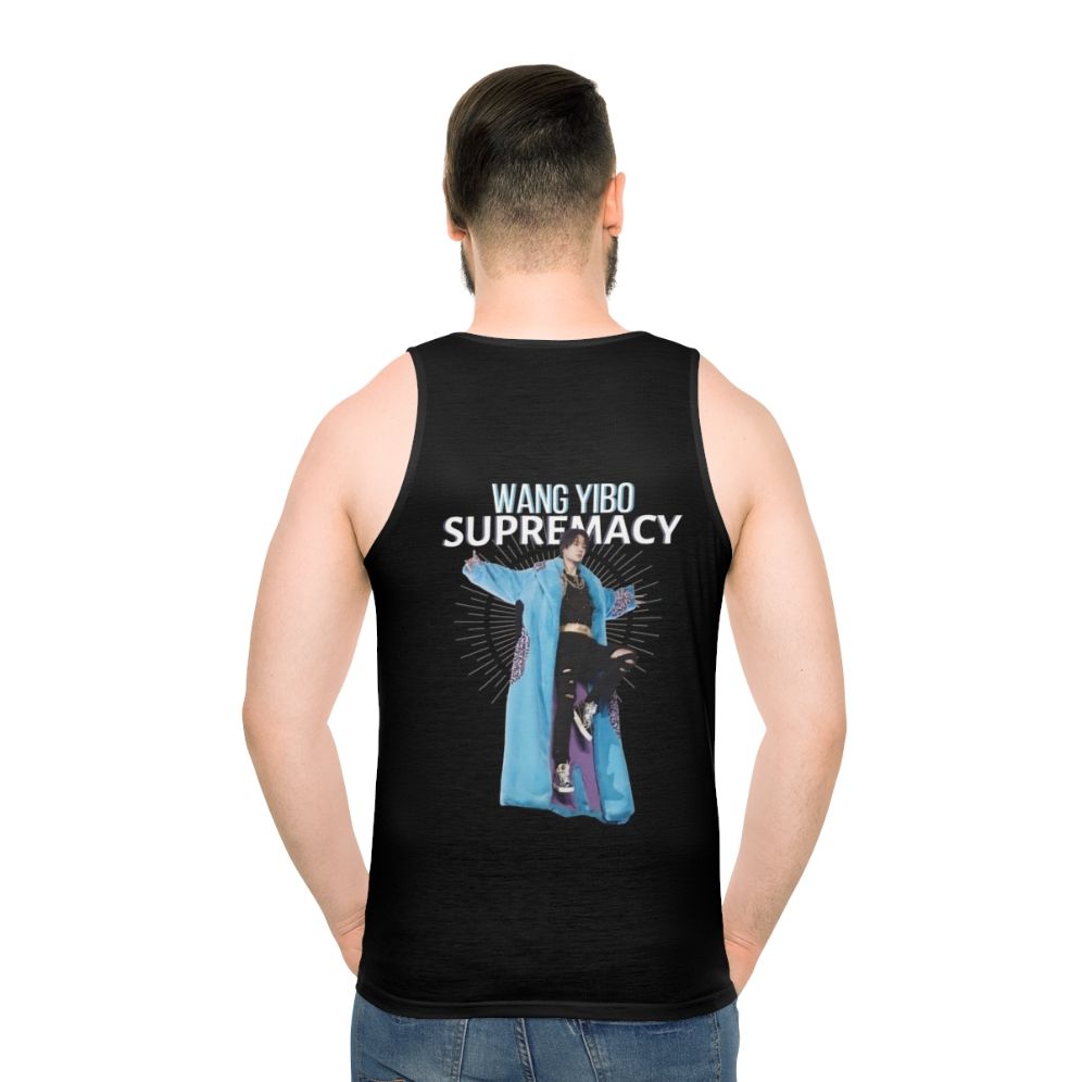 Wang Yibo Inspired Unisex Tank Top - men back