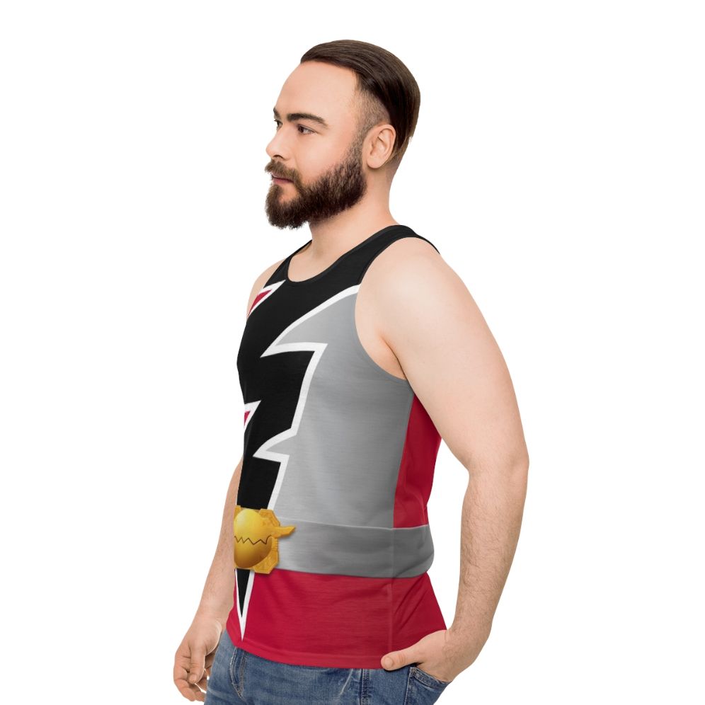 Ryusoulred Unisex Super Sentai Dinosaur Tank Top - men side