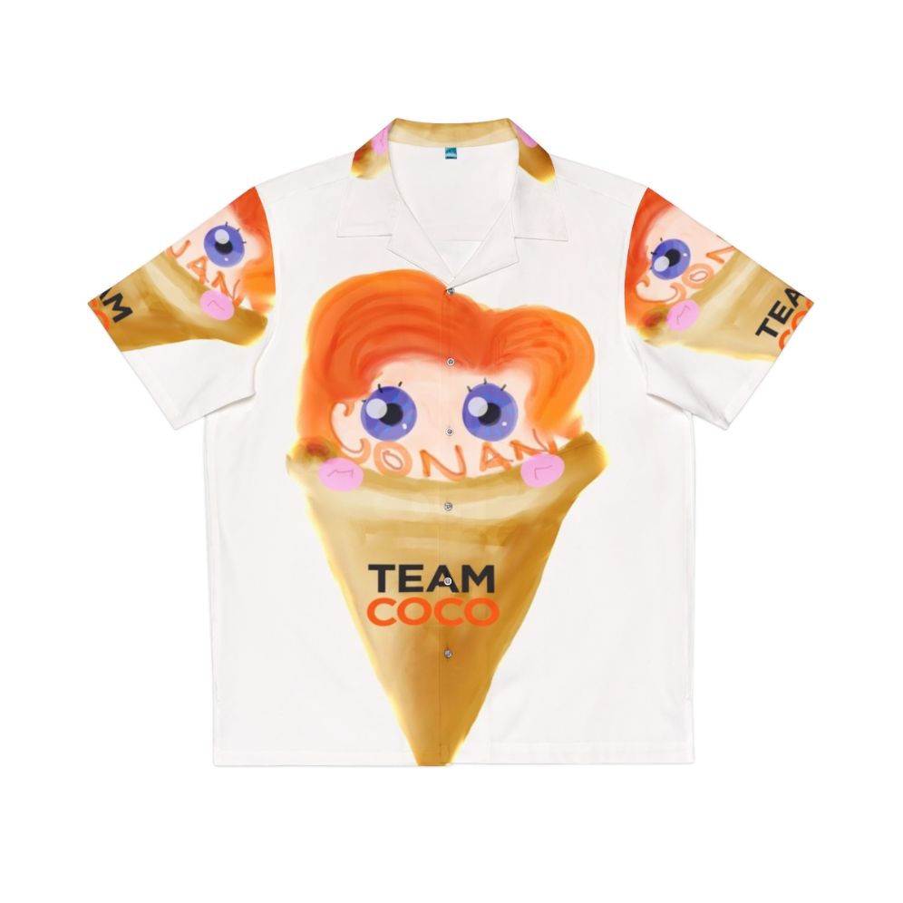 Conan O'Brien Ice Cream Hawaiian Shirt