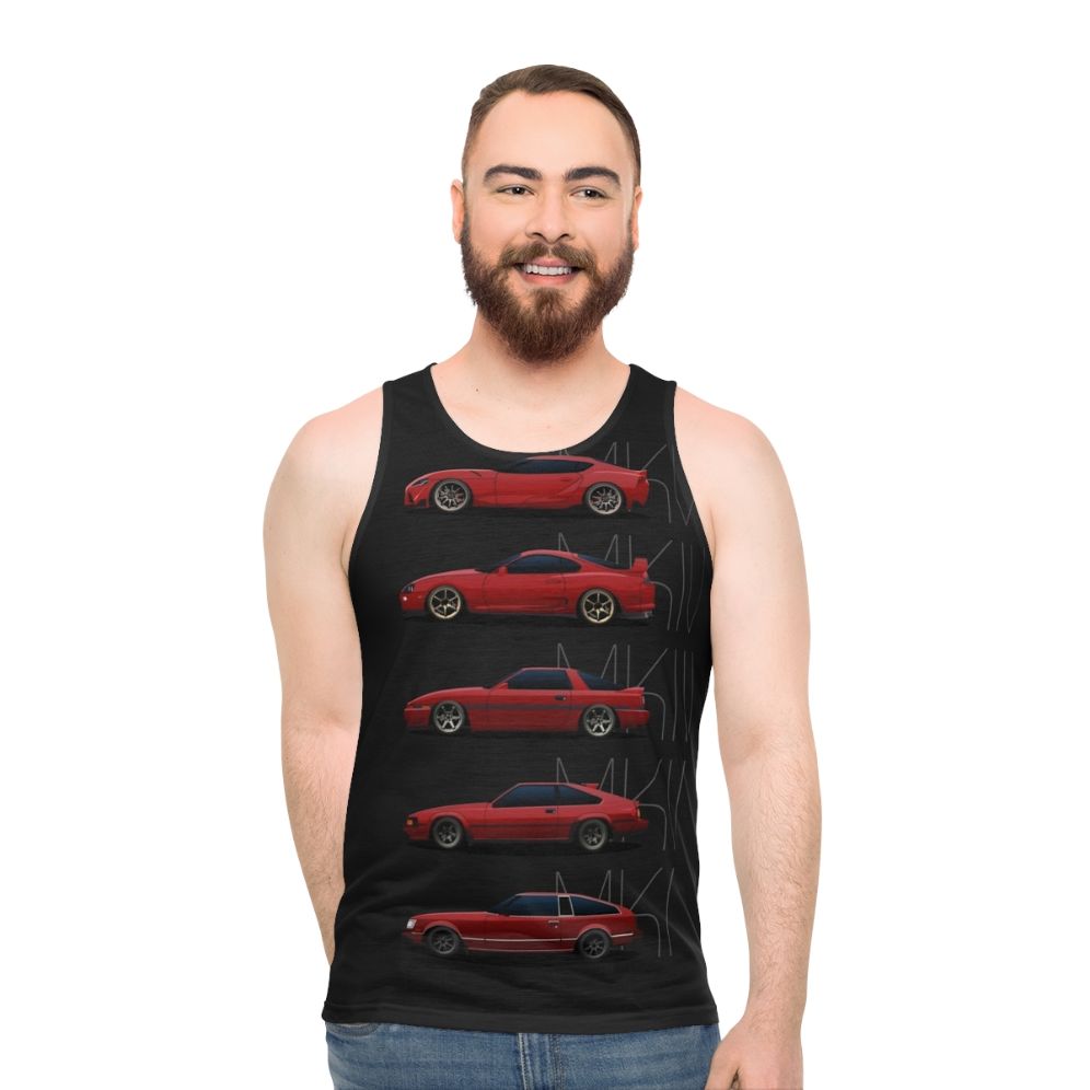 Toyota Supra Generations Unisex Tank Top - men