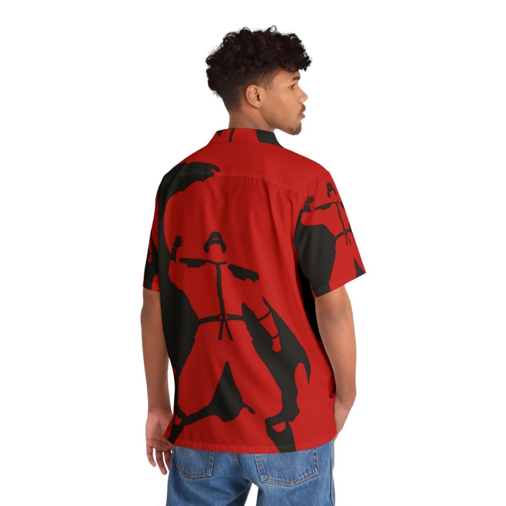 Bison Hawaiian Shirt - People Back