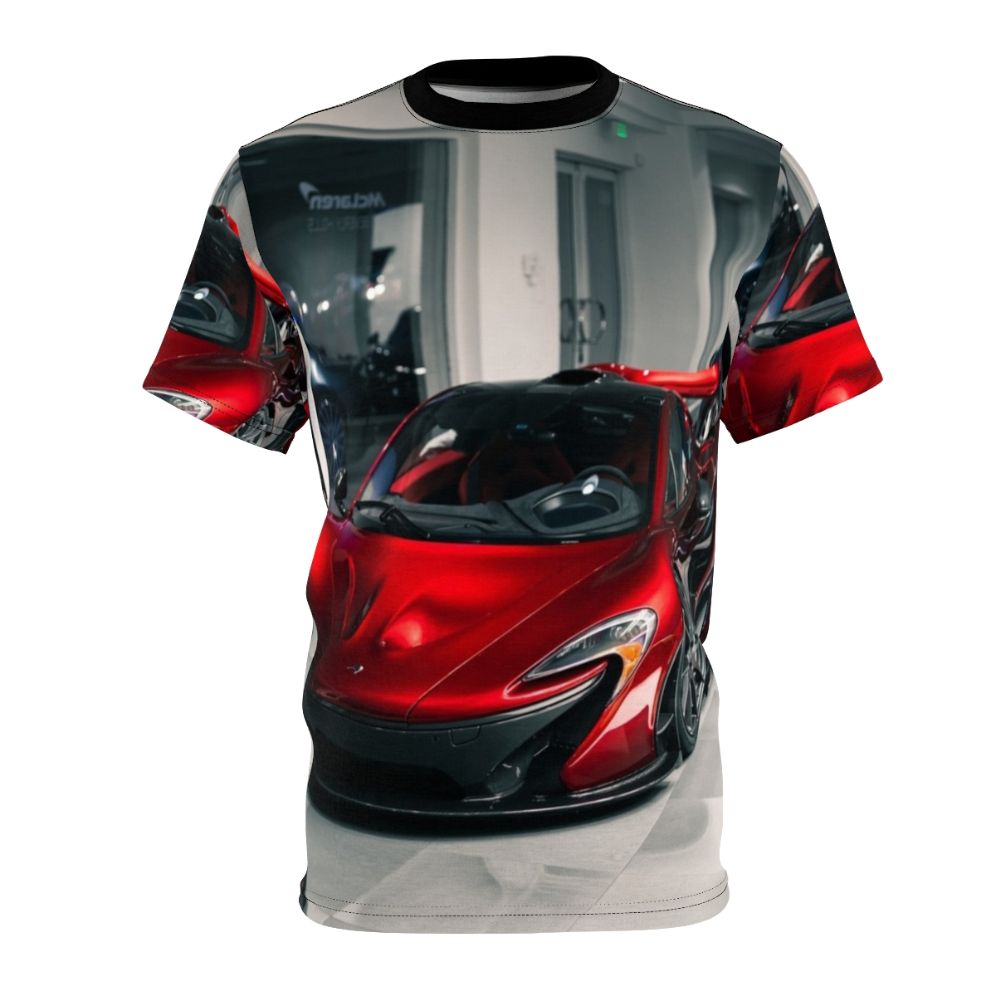 Mclaren P1 Inspired Graphic T-Shirt in Red