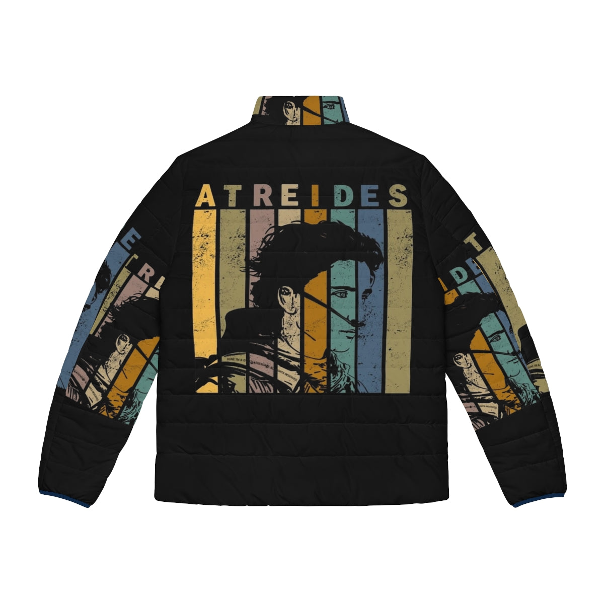 Dune 2021 Paul Atreides Puffer Jacket: Iconic Sci-Fi Fashion - Back