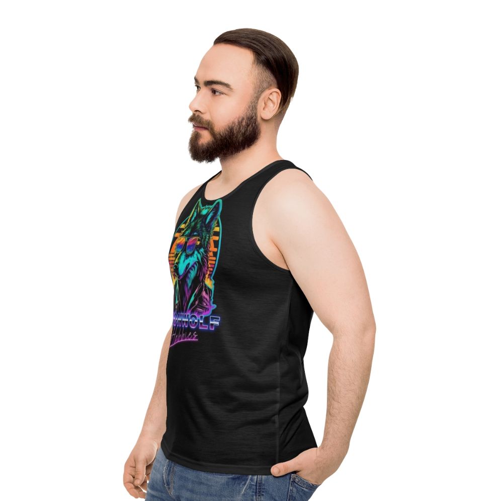 Retro Unisex Tank Top for Warhammer 40k Hobbyists - men side