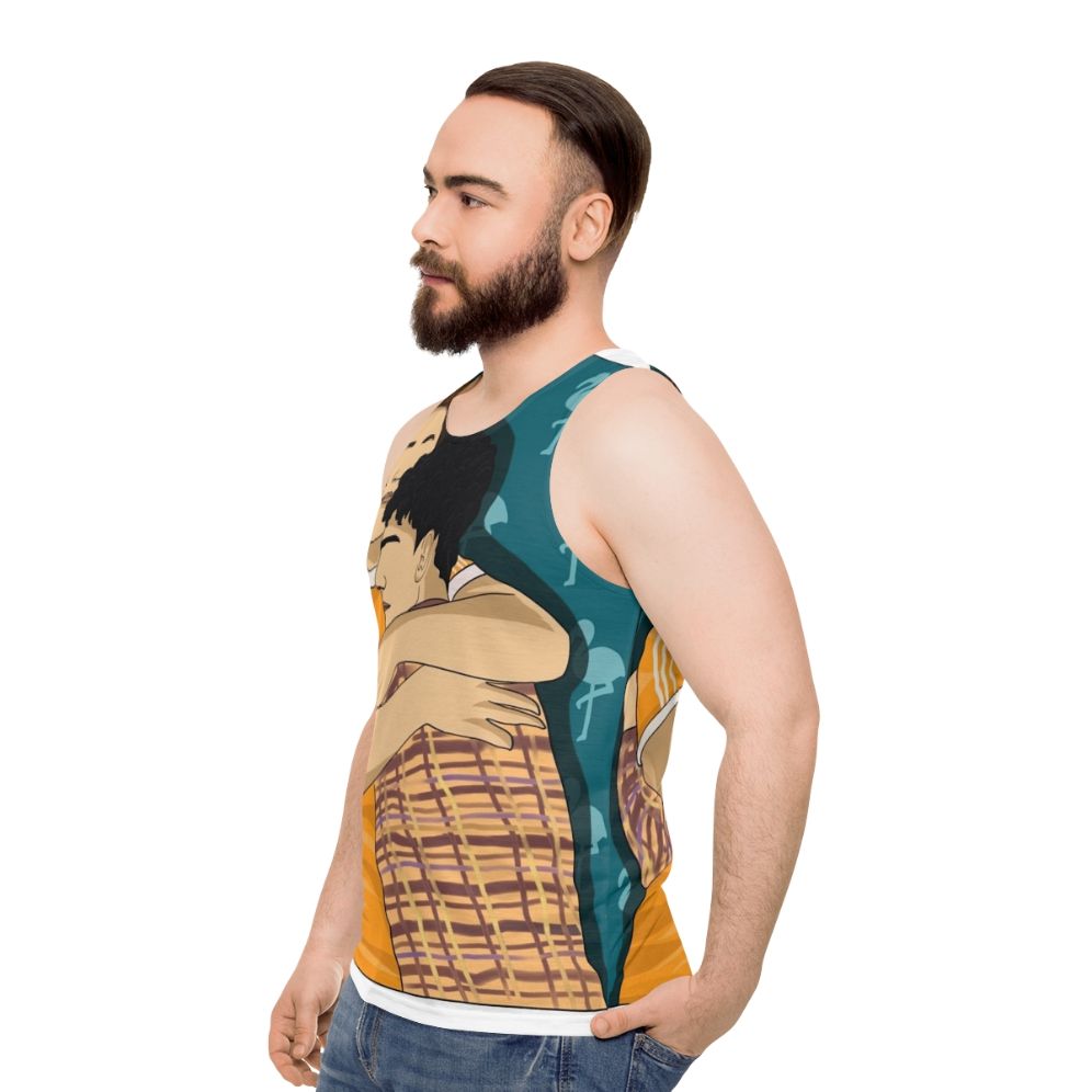 Heartstopper Nick and Charlie Unisex Tank Top - men side