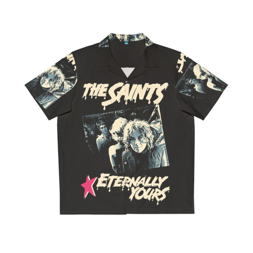 Punk Rock Hawaiian Shirt featuring The Saints band logo