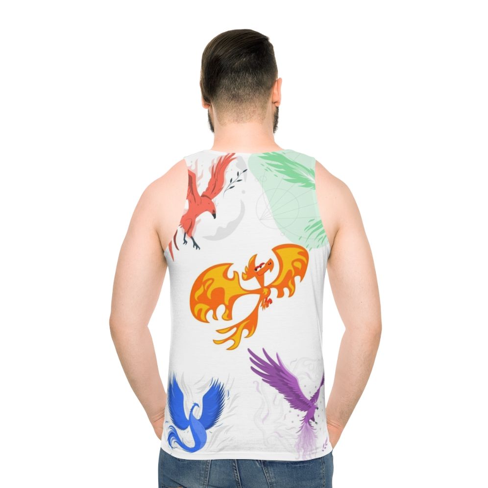 Phoenix legendary animal unisex tank top - men back