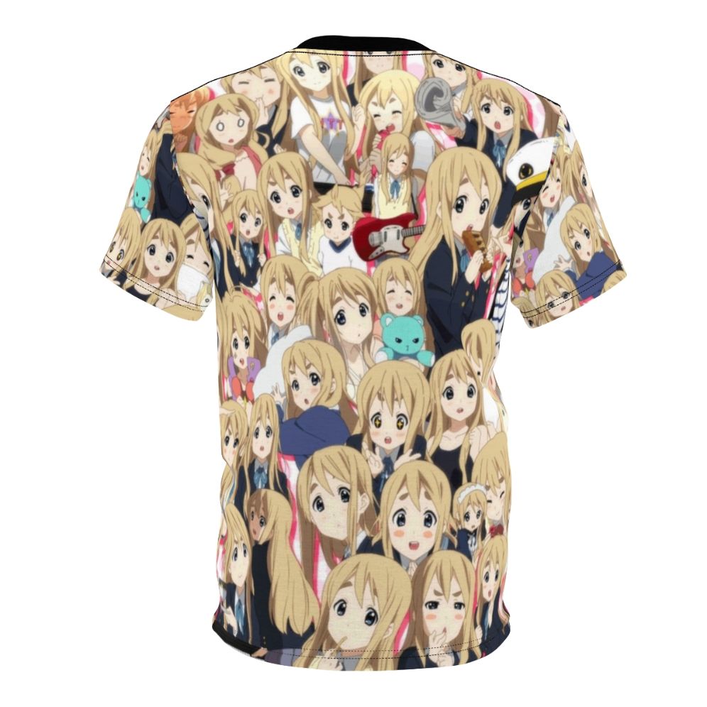 Anime-inspired K-On! Mugi AOP T-shirt featuring the character Tsumugi "Mugi" Kotobuki - Back