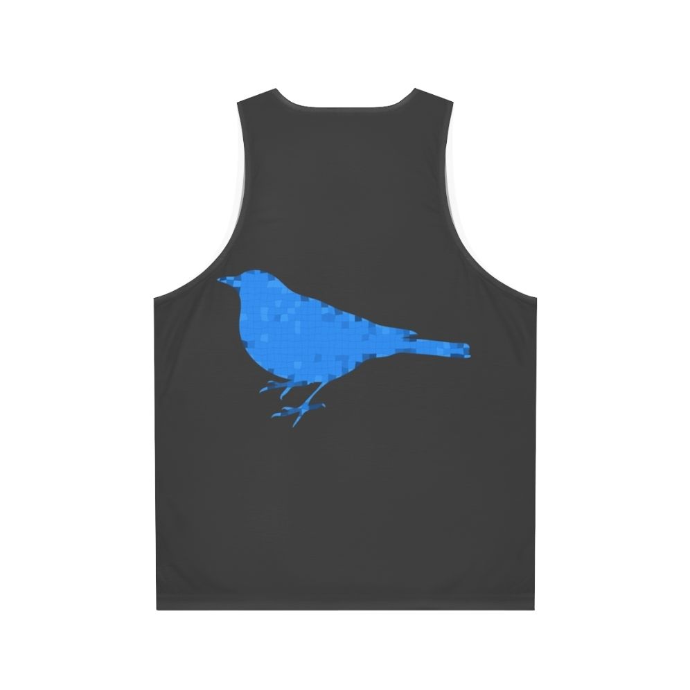 Bluebird Legendary Animals Unisex Graphic Tank Top - Back