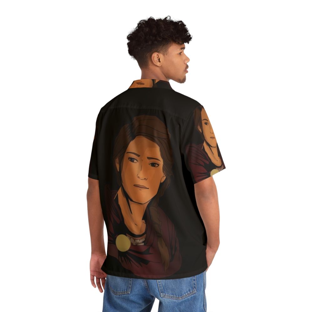 Assassin's Creed Kassandra Hawaiian Shirt - Flat lay