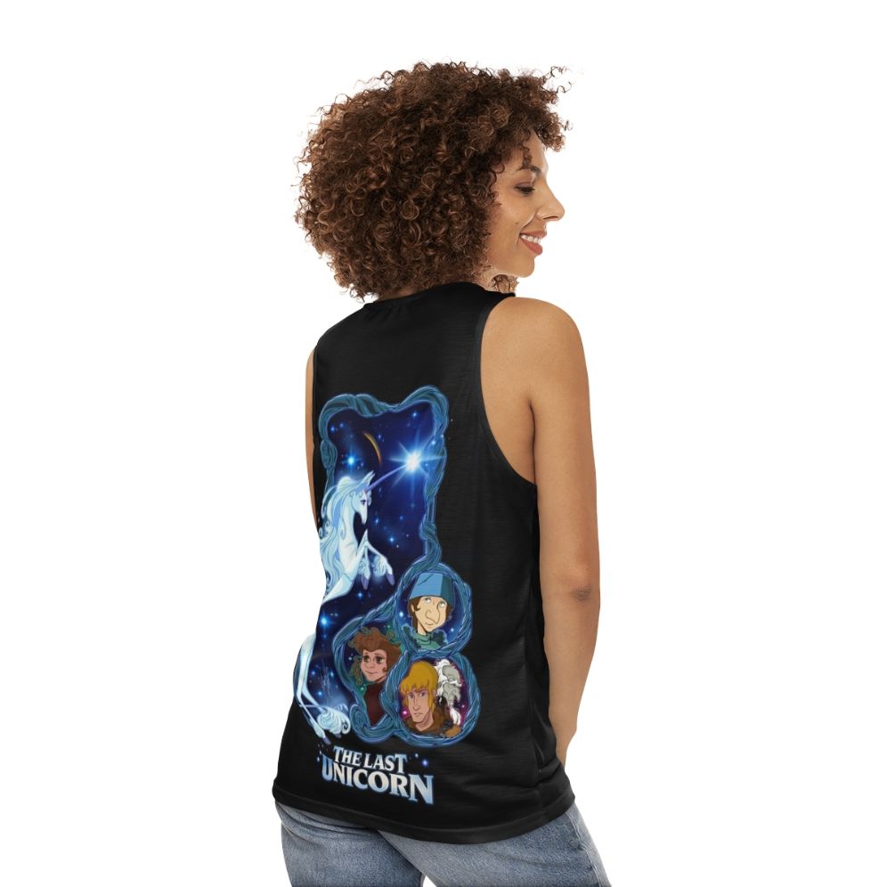 The Last Unicorn Unisex Tank Top - women back