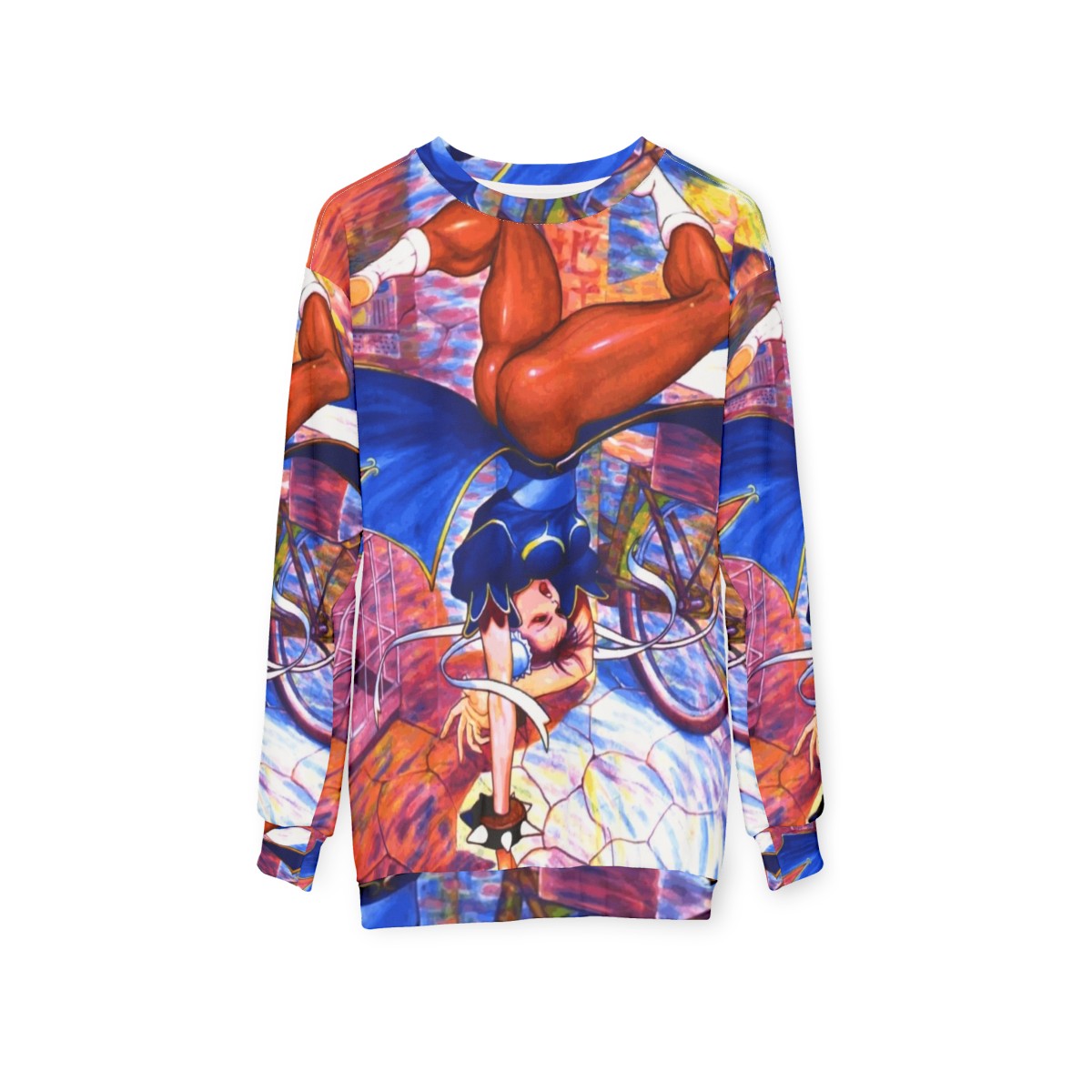 Chun Li Street Fighter II Retro Sweatshirt - hanging