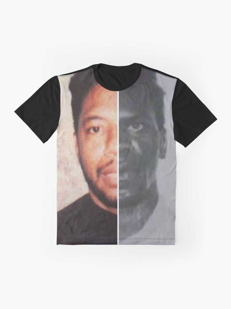 Folks Leaders - Larry Hoover and David Barksdale Graphic T-Shirt - Flat lay