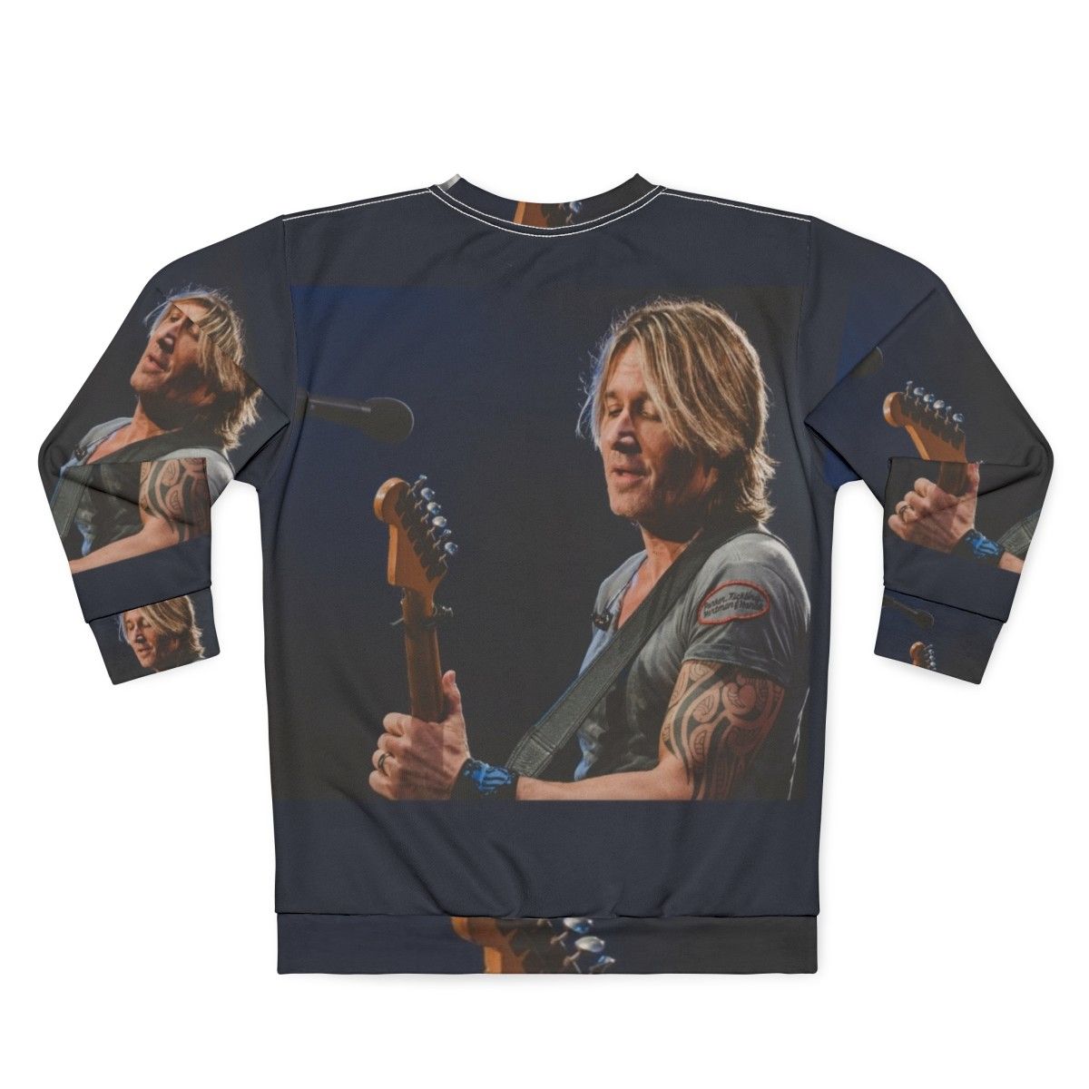 Keith Urban Concert Photograph Sweatshirt - Back