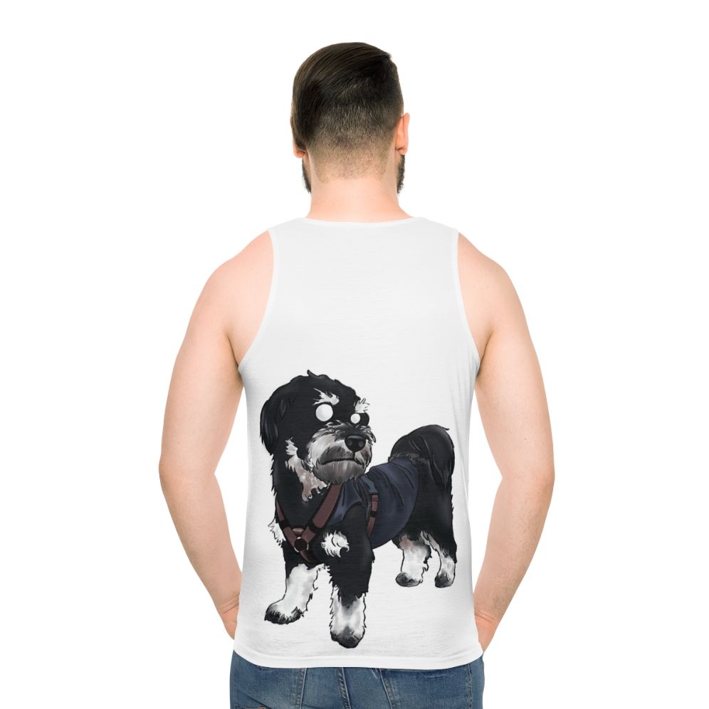 Unisex Dog Pino Pet Tank Top - men back