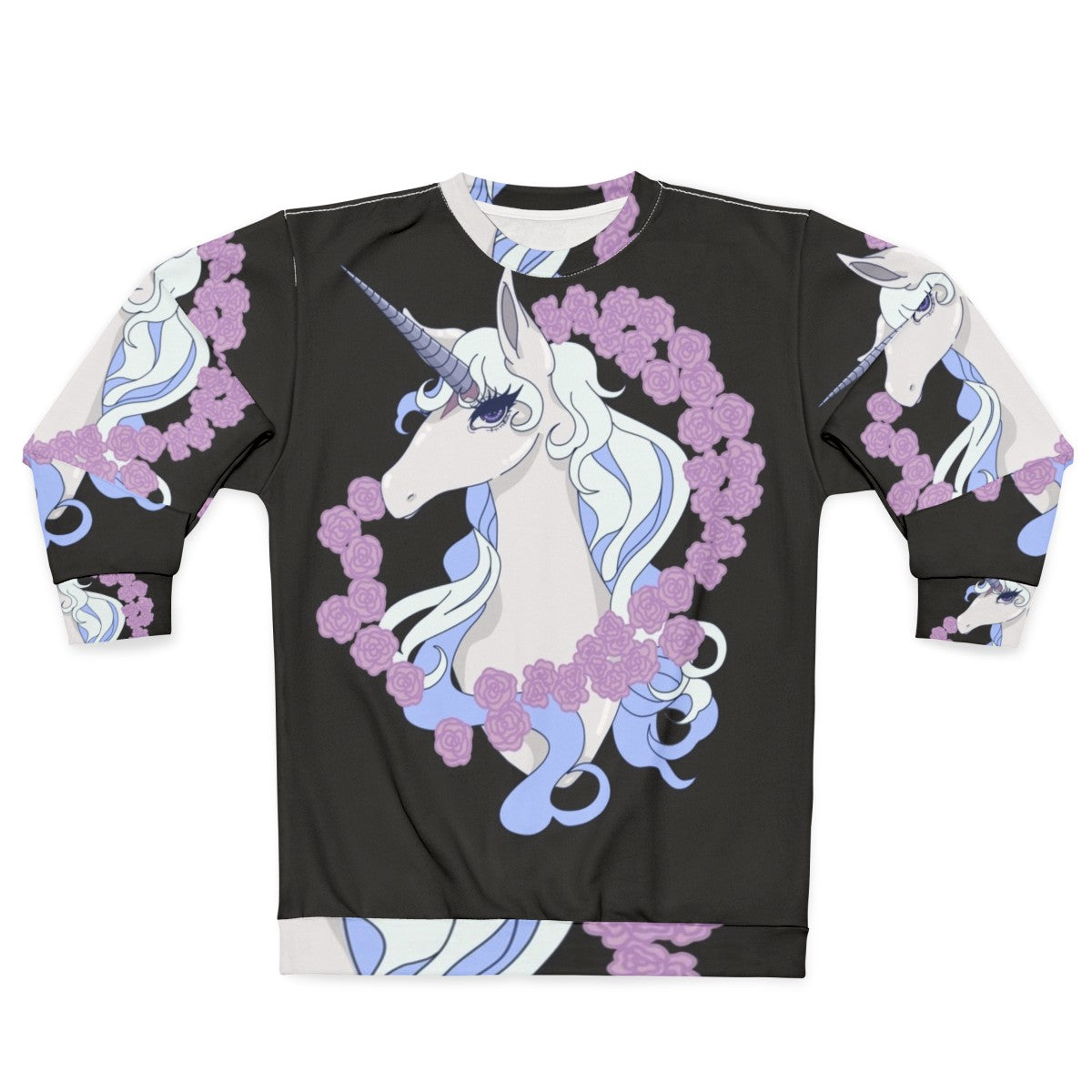 The Last Unicorn Lady Amalthea Sweatshirt featuring the main character