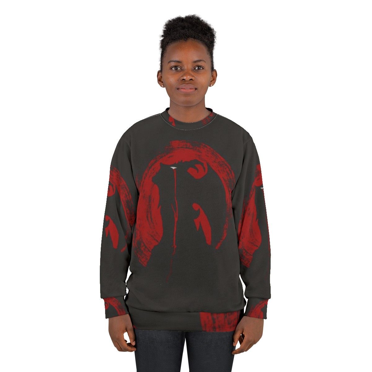 Devilman Crybaby Crying Baby Sweatshirt - women