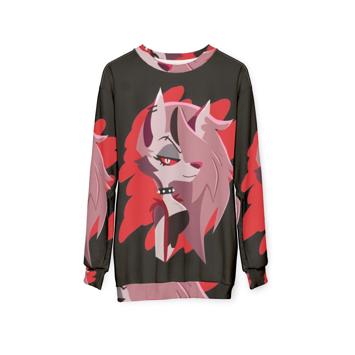 Helluva Boss Loona Inspired Sweatshirt - hanging