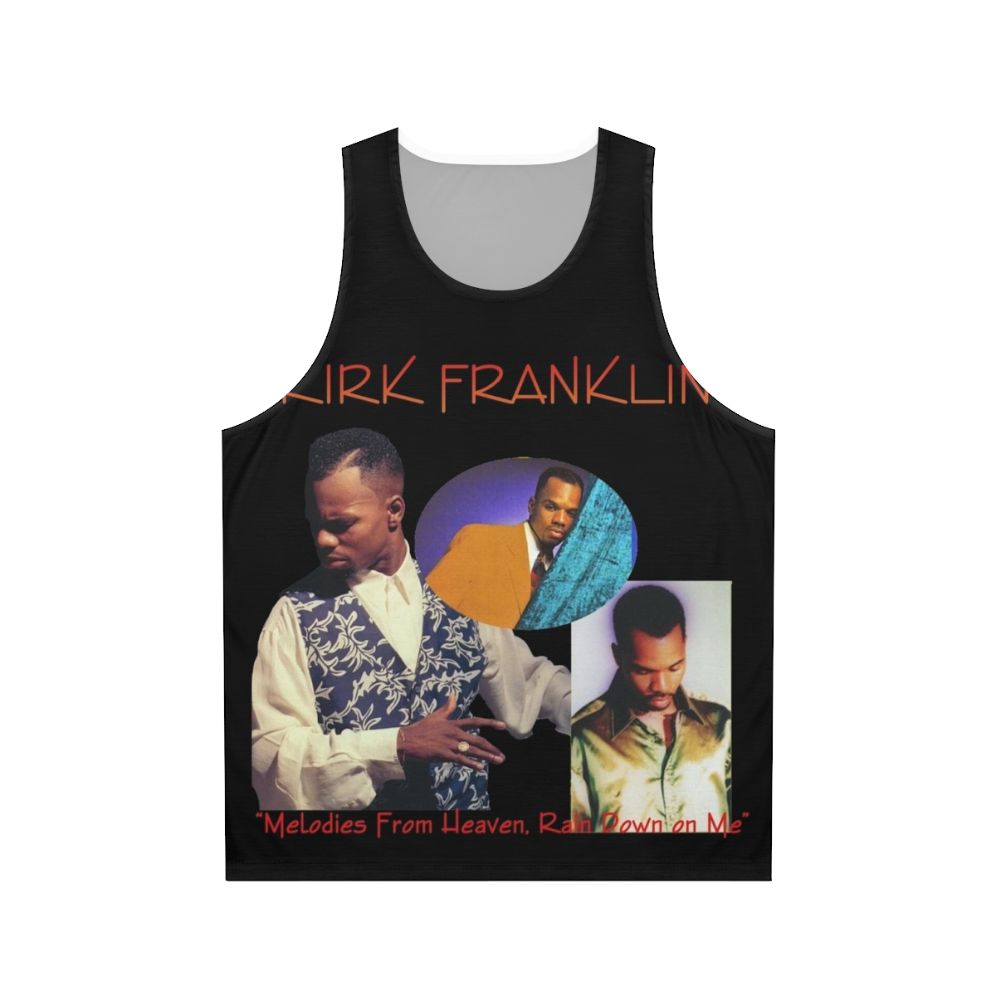 Kirk Franklin 90s music inspired black tank top