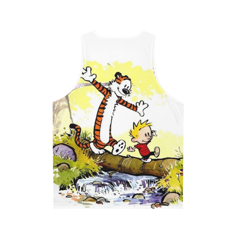 Calvin and Hobbes Unisex Tank Top - Back