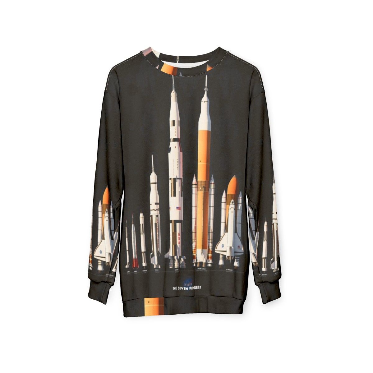 NASA Rockets Sweatshirt - hanging