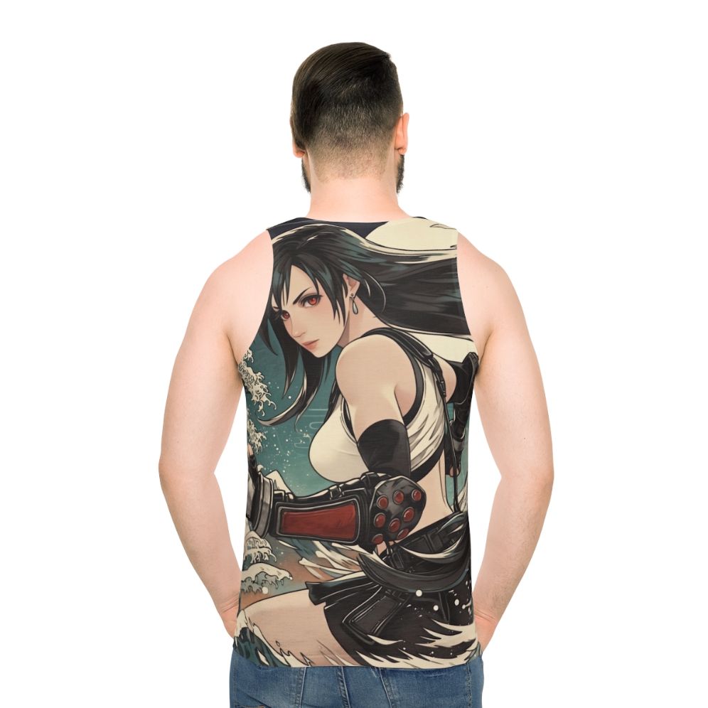 Tifa Lockhart Final Fantasy 7 Inspired Tank Top - men back