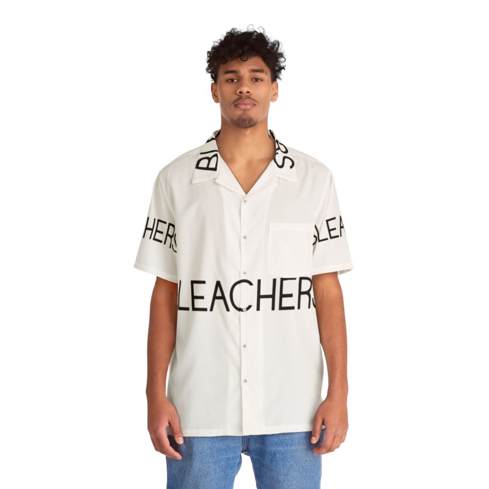 Bleachers Hawaiian Shirt featuring the Bleachers band and music - People Front