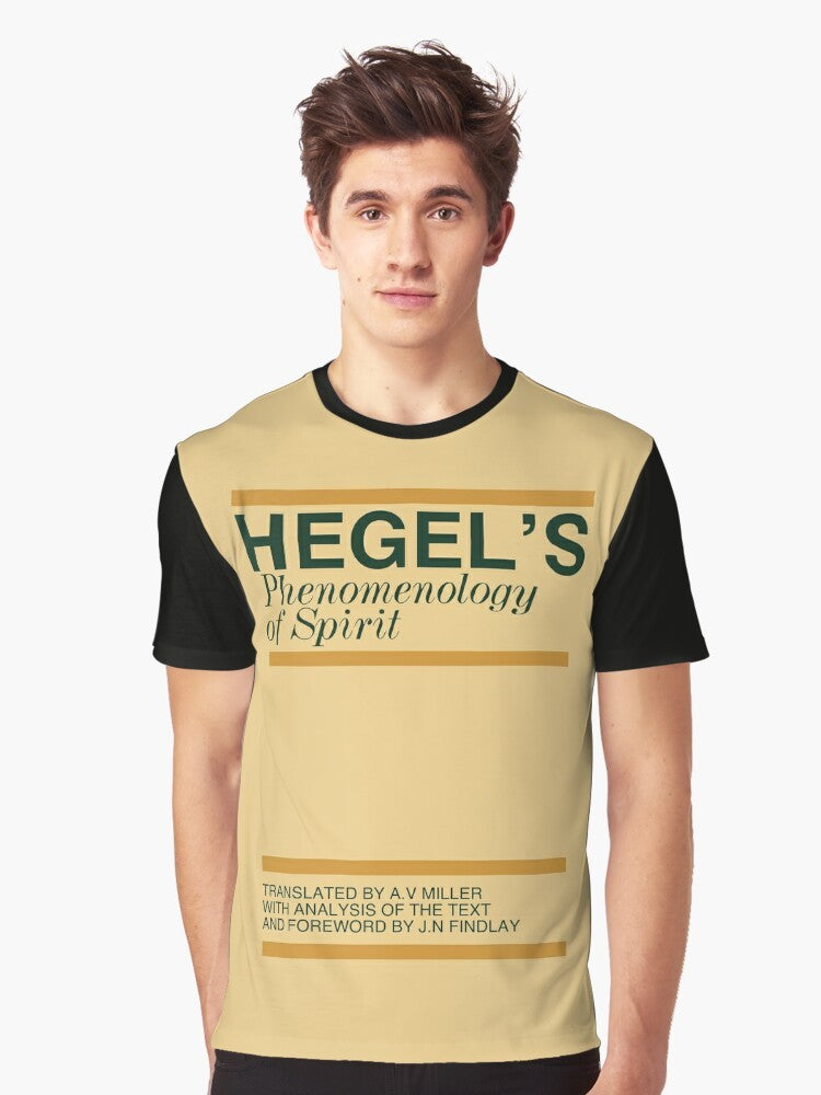 Hegel's Phenomenology of Spirit Graphic T-Shirt - Philosophy Gift - Men