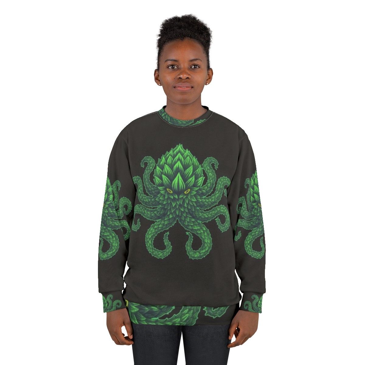 Hoppy Octo Sweatshirt - Octopus Craft Beer Lover Tee - women