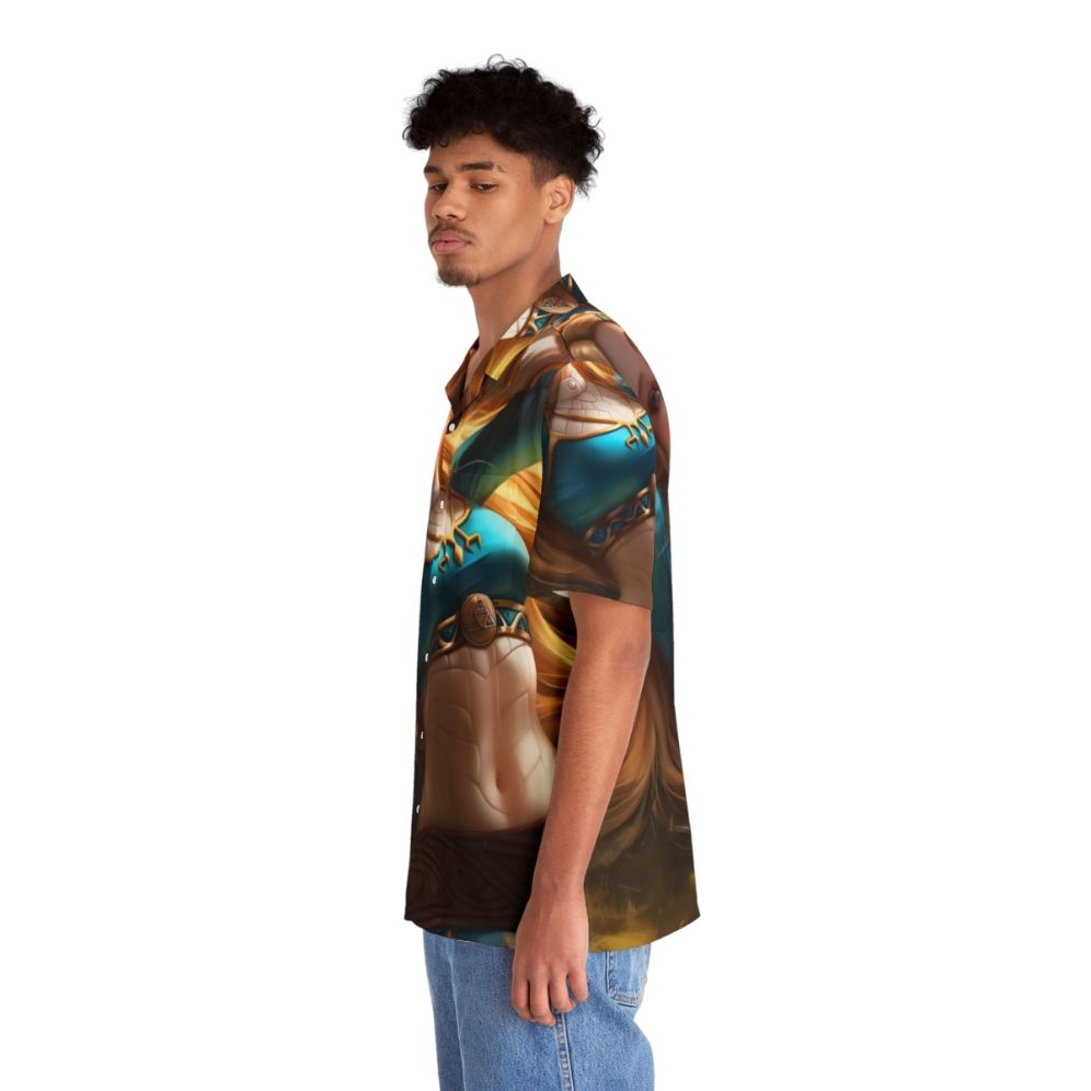 Relaxing elf fantasy Hawaiian shirt for gaming enthusiasts - People Left