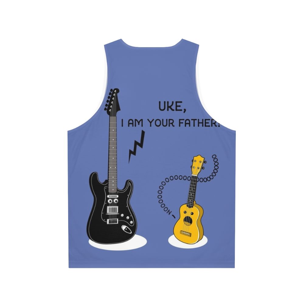 Uke I Am Your Father Unisex Ukulele Music Parody Tank Top - Back